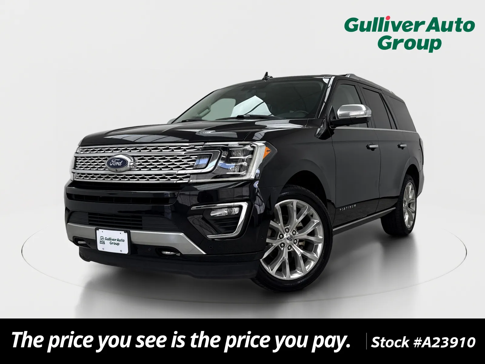 Black 2019 Ford Expedition Platinum for sale in Plano, TX
