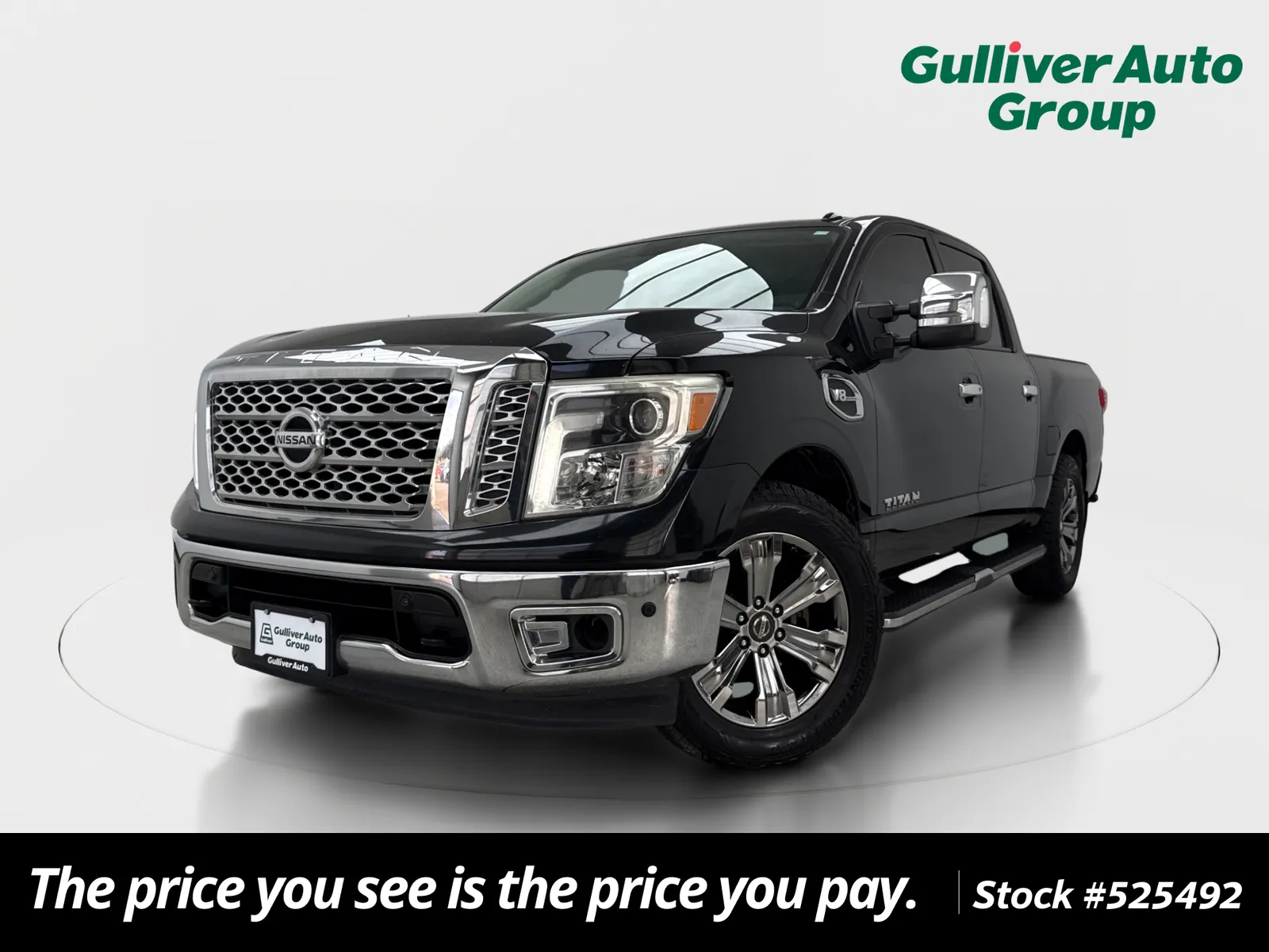 Black 2017 Nissan Titan SL for sale in Plano, TX