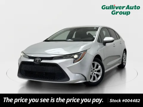 Silver 2020 Toyota Corolla LE for sale in Plano, TX