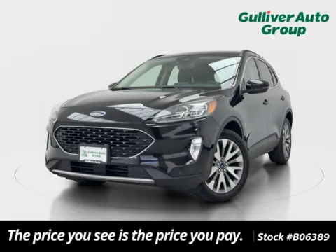 Black 2020 Ford Escape Titanium for sale in Plano, TX