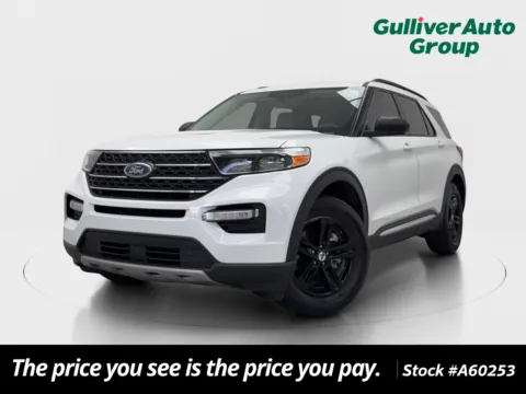 White 2022 Ford Explorer XLT for sale in Plano, TX