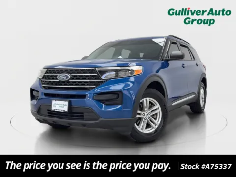 Blue 2020 Ford Explorer XLT for sale in Plano, TX