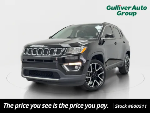 Black 2019 Jeep Compass Limited for sale in Plano, TX