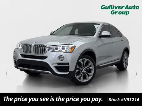 Silver 2016 BMW X4 xDrive35i for sale in Plano, TX