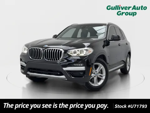 Black 2020 BMW X3 sDrive30i for sale in Plano, TX