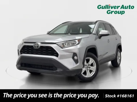 Silver 2021 Toyota RAV4 XLE for sale in Plano, TX