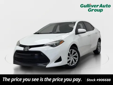 White 2019 Toyota Corolla LE for sale in Plano, TX