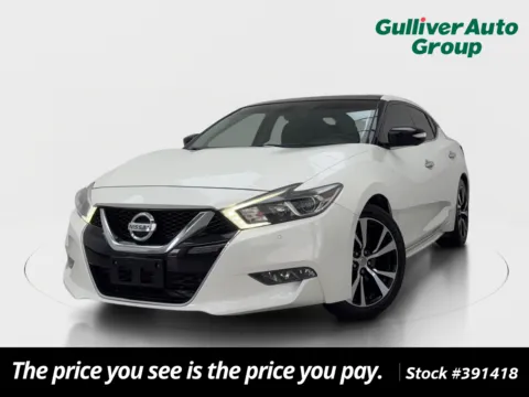 White 2018 Nissan Maxima Platinum for sale in Plano, TX