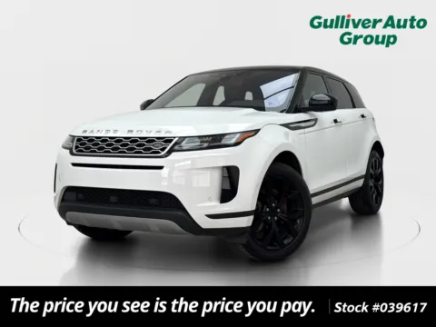 White 2020 Land Rover Range Rover Evoque S for sale in Plano, TX