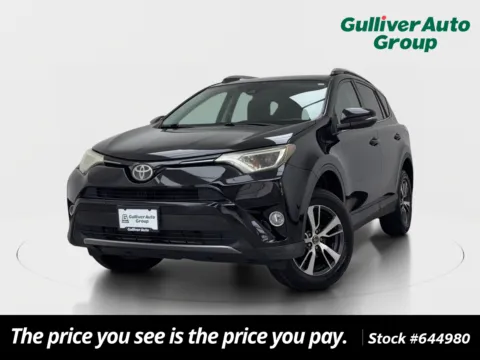 Black 2017 Toyota RAV4 XLE for sale in Plano, TX