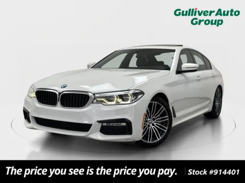 White 2017 BMW 5 Series 540i for sale in Plano, TX