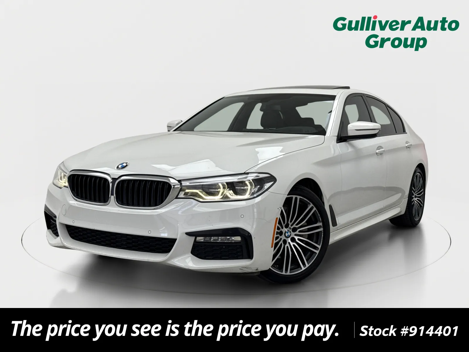 White 2017 BMW 5 Series 540i for sale in Plano, TX