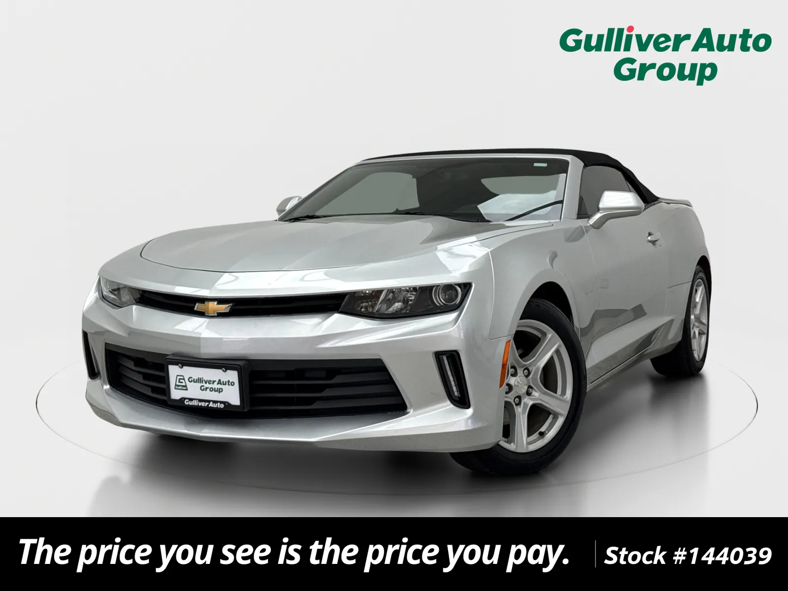 Silver 2017 Chevrolet Camaro 1LT for sale in Plano, TX