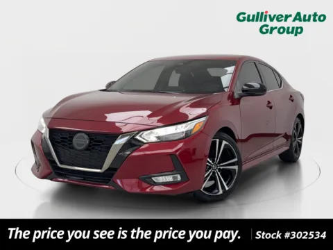 Red 2022 Nissan Sentra SR for sale in Plano, TX