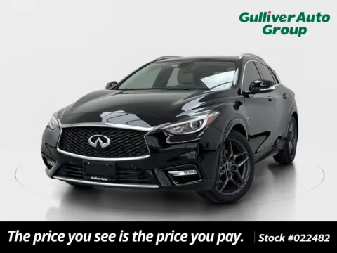 Black 2017 INFINITI QX30 Premium for sale in Plano, TX