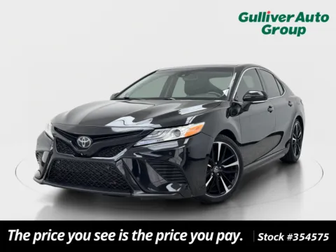 Black 2020 Toyota Camry XSE for sale in Plano, TX