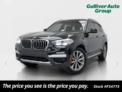 Black 2019 BMW X3 sDrive30i for sale in Plano, TX