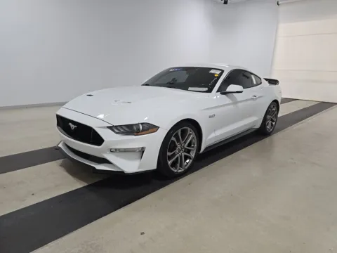 White 2018 Ford Mustang GT Premium for sale in Plano, TX