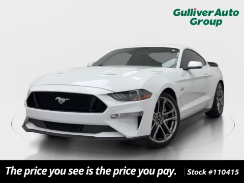 White 2018 Ford Mustang GT Premium for sale in Plano, TX