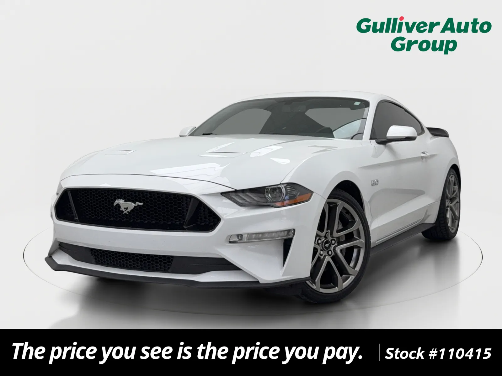 White 2018 Ford Mustang GT Premium for sale in Plano, TX