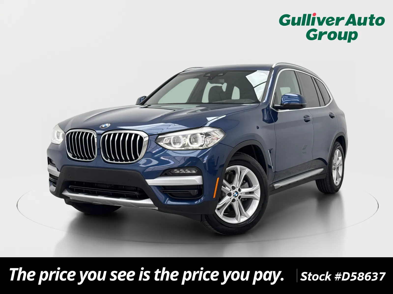 Blue 2020 BMW X3 sDrive30i for sale in Plano, TX