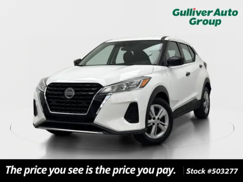 White 2021 Nissan Kicks S for sale in Plano, TX