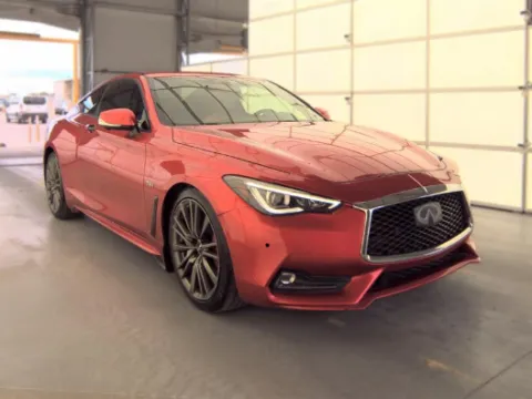 Another view of 2017 INFINITI Q60 Red Sport 400 for sale in Plano, TX at Gulliver Auto Group