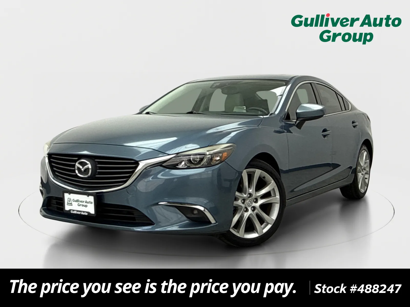 Blue 2016 Mazda Mazda6 i Grand Touring for sale in Plano, TX