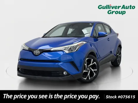 Blue 2019 Toyota C-HR XLE for sale in Plano, TX