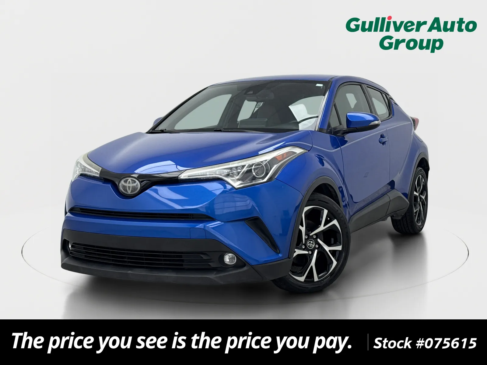 Blue 2019 Toyota C-HR XLE for sale in Plano, TX
