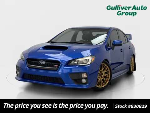 Blue 2017 Subaru WRX STi for sale in Plano, TX