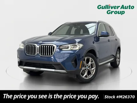 Blue 2022 BMW X3 xDrive30i for sale in Plano, TX