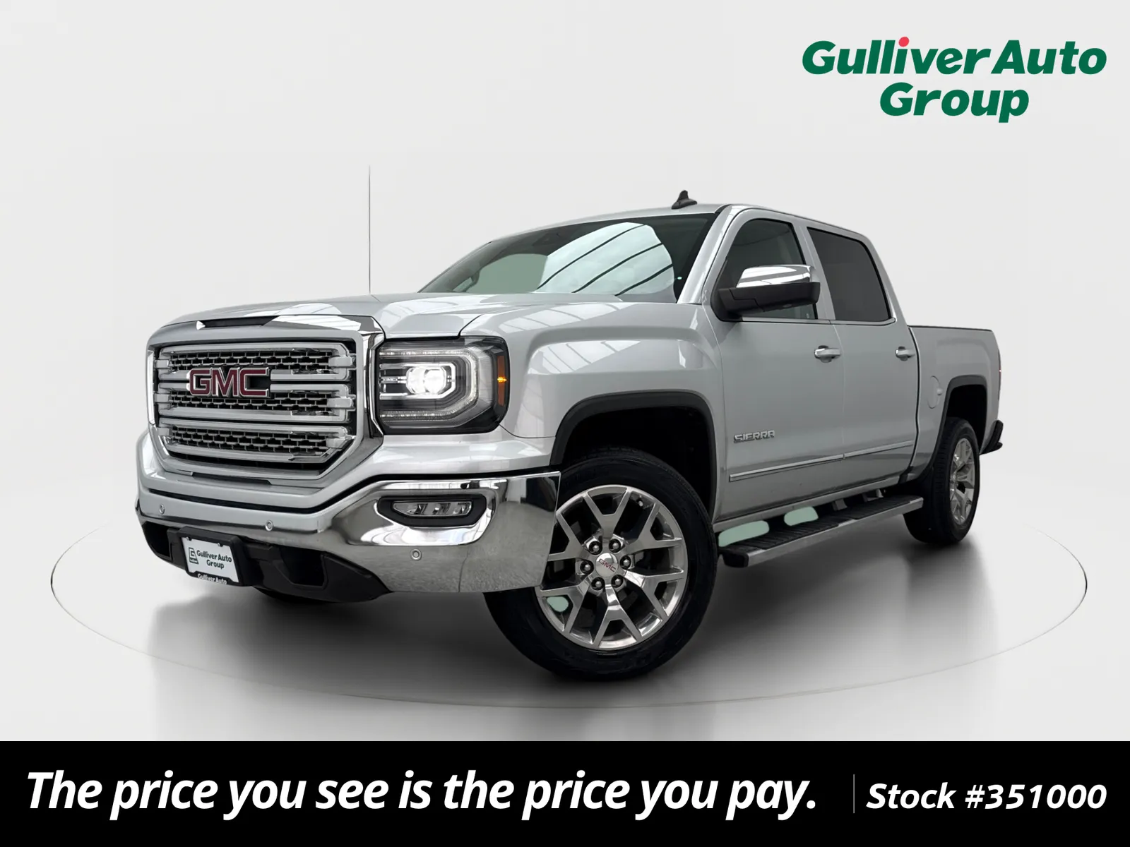 Silver 2018 GMC Sierra 1500 SLT for sale in Plano, TX