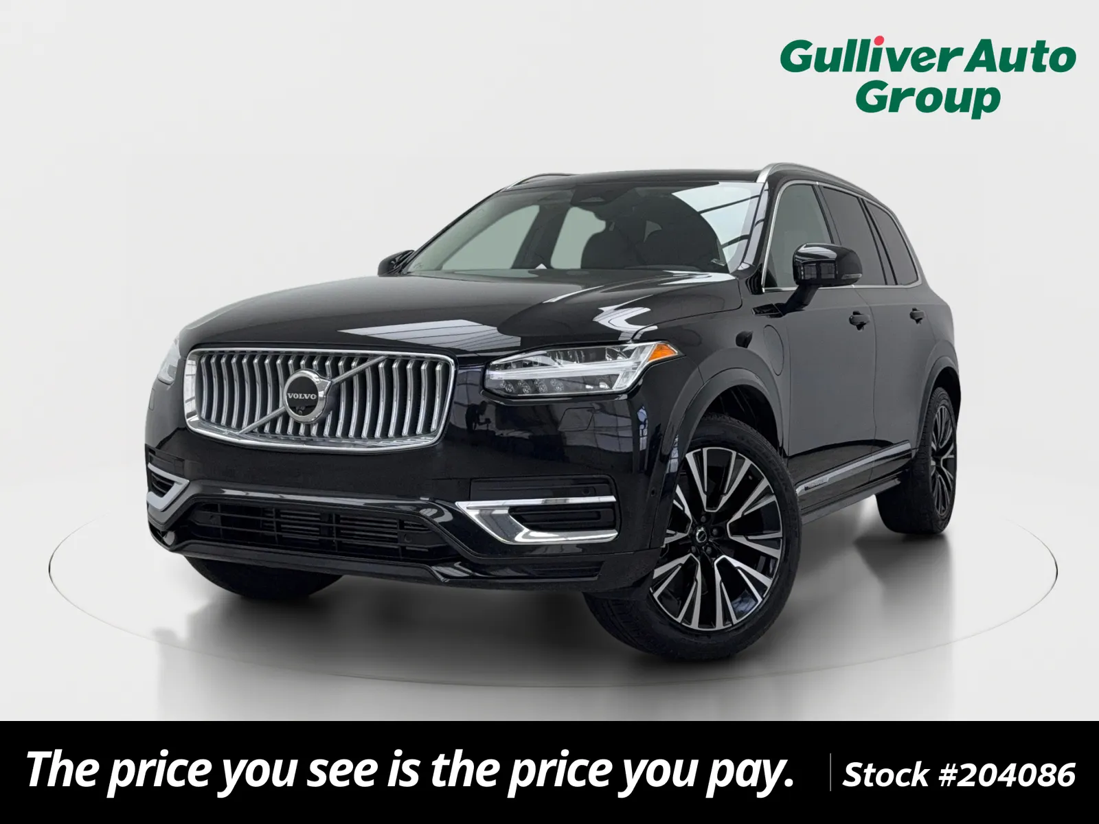 Black 2024 Volvo XC90 Recharge Plug-In Hybrid T8 Plus Bright Theme 7 Passenger for sale in Plano, TX