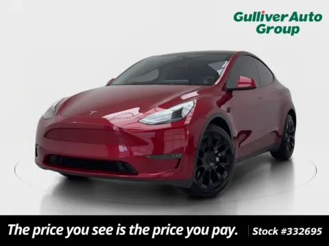 Red 2024 Tesla Model Y Long Range for sale in Plano, TX