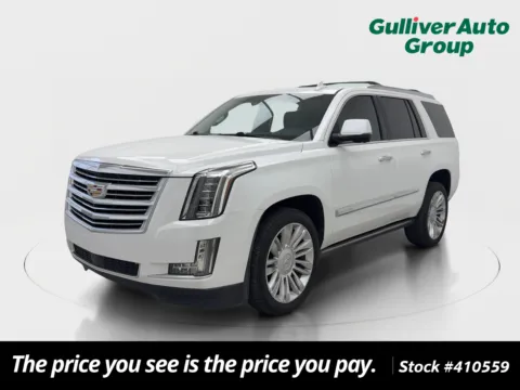 White 2016 Cadillac Escalade Platinum Edition for sale in Plano, TX