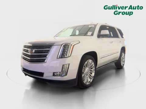 White 2016 Cadillac Escalade Platinum Edition for sale in Plano, TX