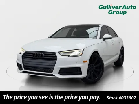 White 2019 Audi A4 2.0T Premium Plus for sale in Plano, TX