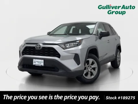 Silver 2022 Toyota RAV4 LE for sale in Plano, TX