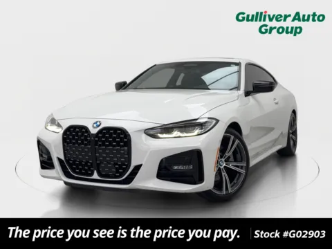 White 2021 BMW 4 Series 430i MSport for sale in Plano, TX
