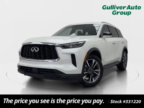 White 2024 INFINITI QX60 LUXE for sale in Plano, TX