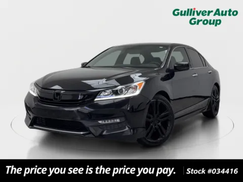 Black 2016 Honda Accord Sport for sale in Plano, TX