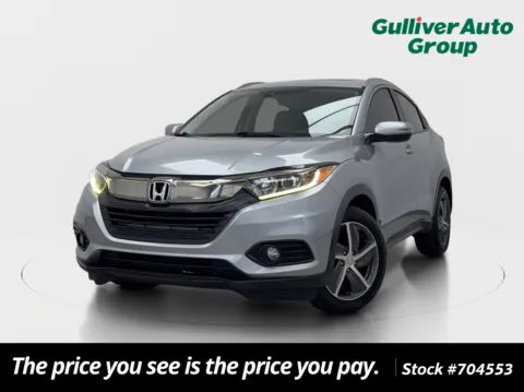 Silver 2022 Honda HR-V EX for sale in Plano, TX