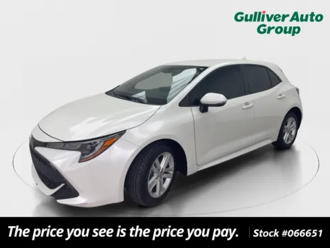 White 2019 Toyota Corolla Hatchback SE for sale in Plano, TX