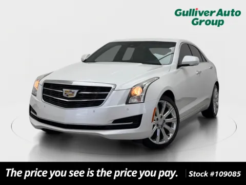 White 2017 Cadillac ATS 2.0L Turbo Luxury for sale in Plano, TX