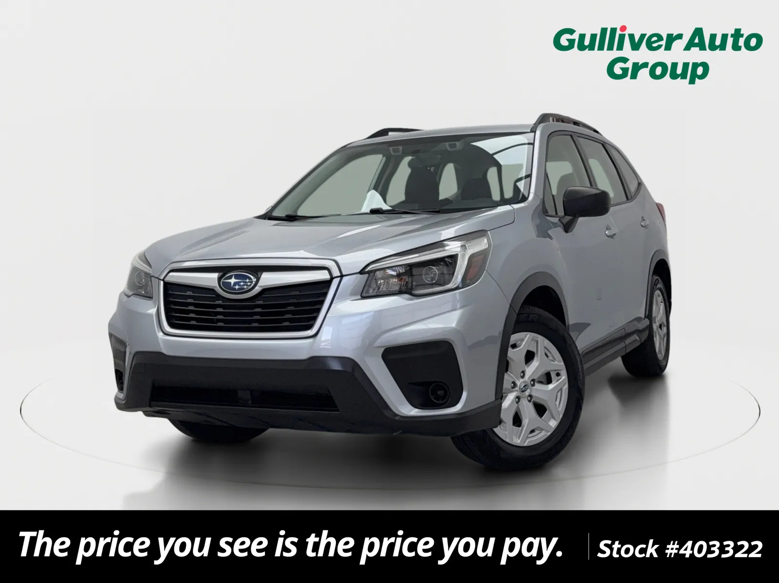 Silver 2021 Subaru Forester for sale in Plano, TX