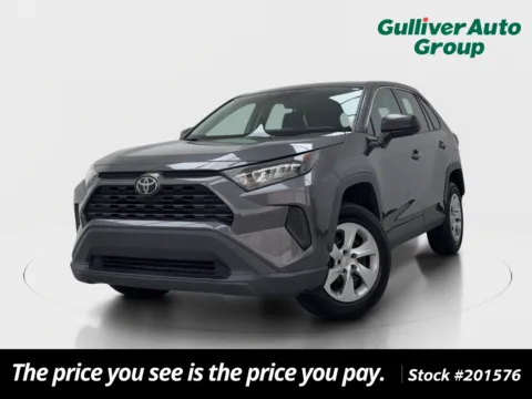 Gray 2022 Toyota RAV4 LE for sale in Plano, TX