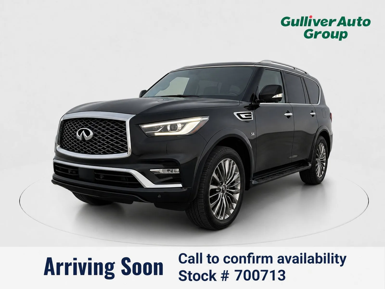 Black 2020 INFINITI QX80 LUXE for sale in Plano, TX