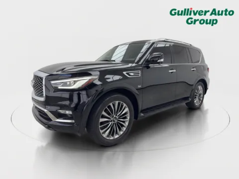 Photos of 2020 INFINITI QX80 LUXE for sale in Plano, TX at Gulliver Auto Group