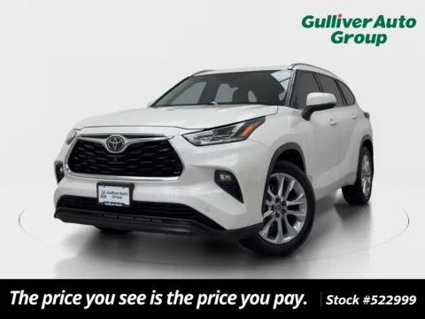 White 2021 Toyota Highlander Limited for sale in Plano, TX